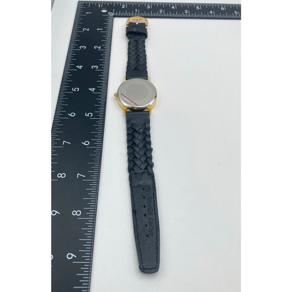 VTG 23kt Plated Unique Political Unisex Watch 32mm Fresh Battery - Adjustable WR